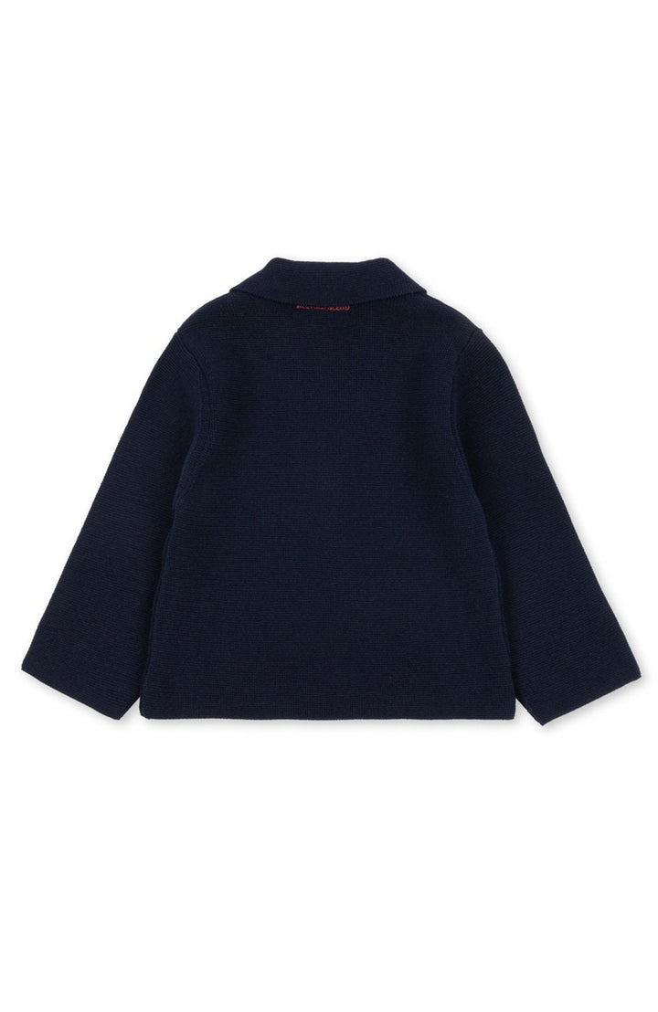 Gabriel Knitted Blazer - Dark Navy