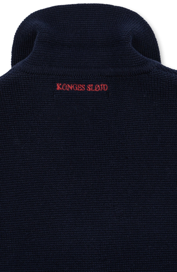 Gabriel Knitted Blazer - Dark Navy