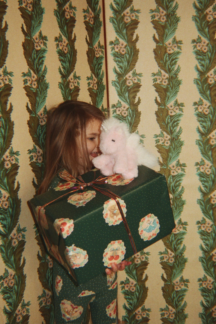 Wrapping Paper - Deer Diary Green