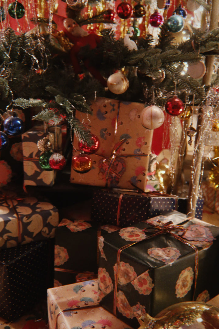 Wrapping Paper - Deer Diary Green