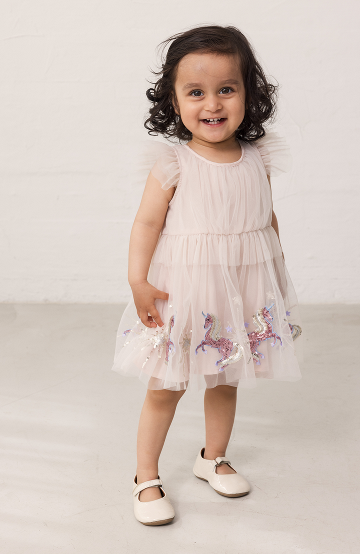 Dinne Dress - Ballerina Embroidery