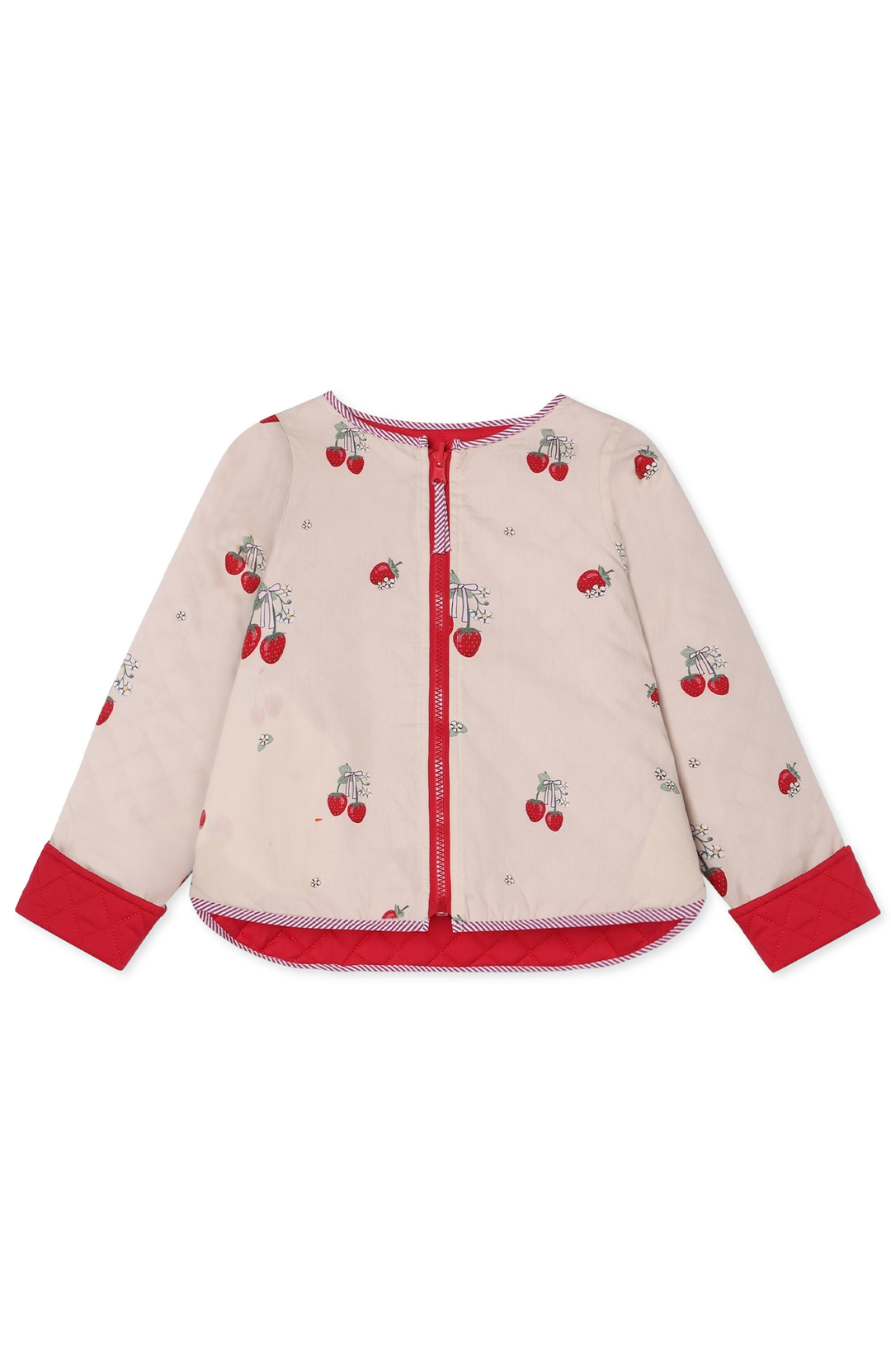 Kota Reversible Strawberry Jacket - Sandshell