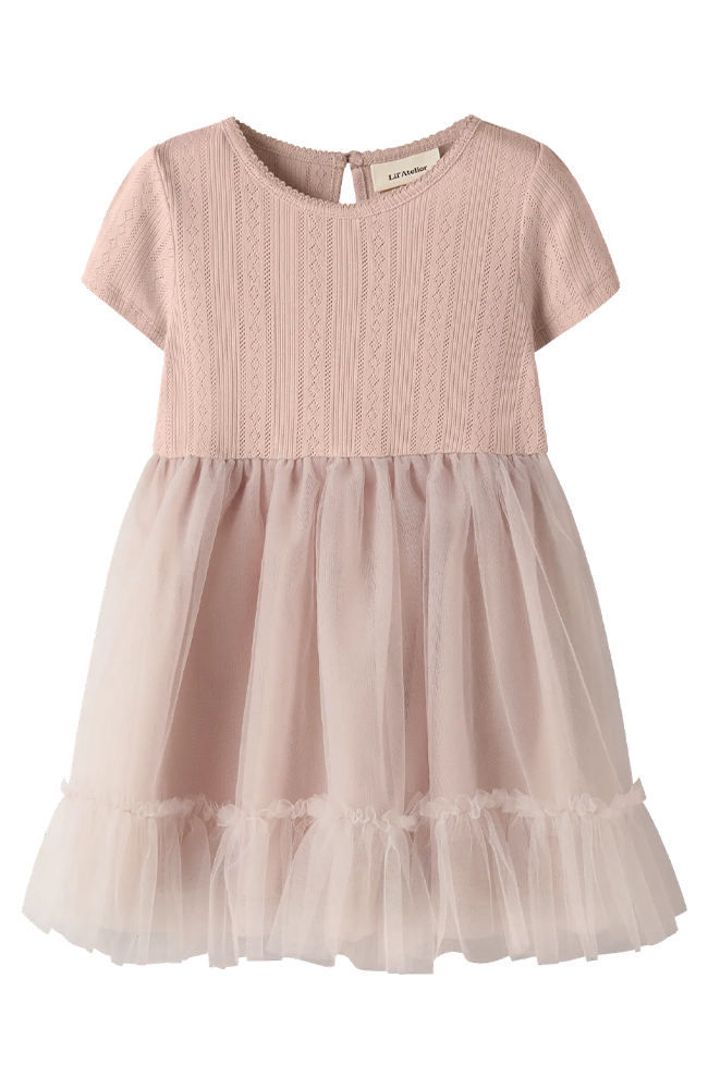 Fanella Tulle Dress - Peach Whip