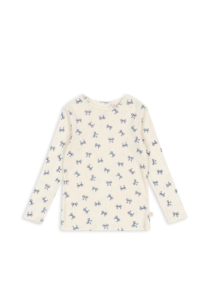 Minnie Blouse - Bow Bleu