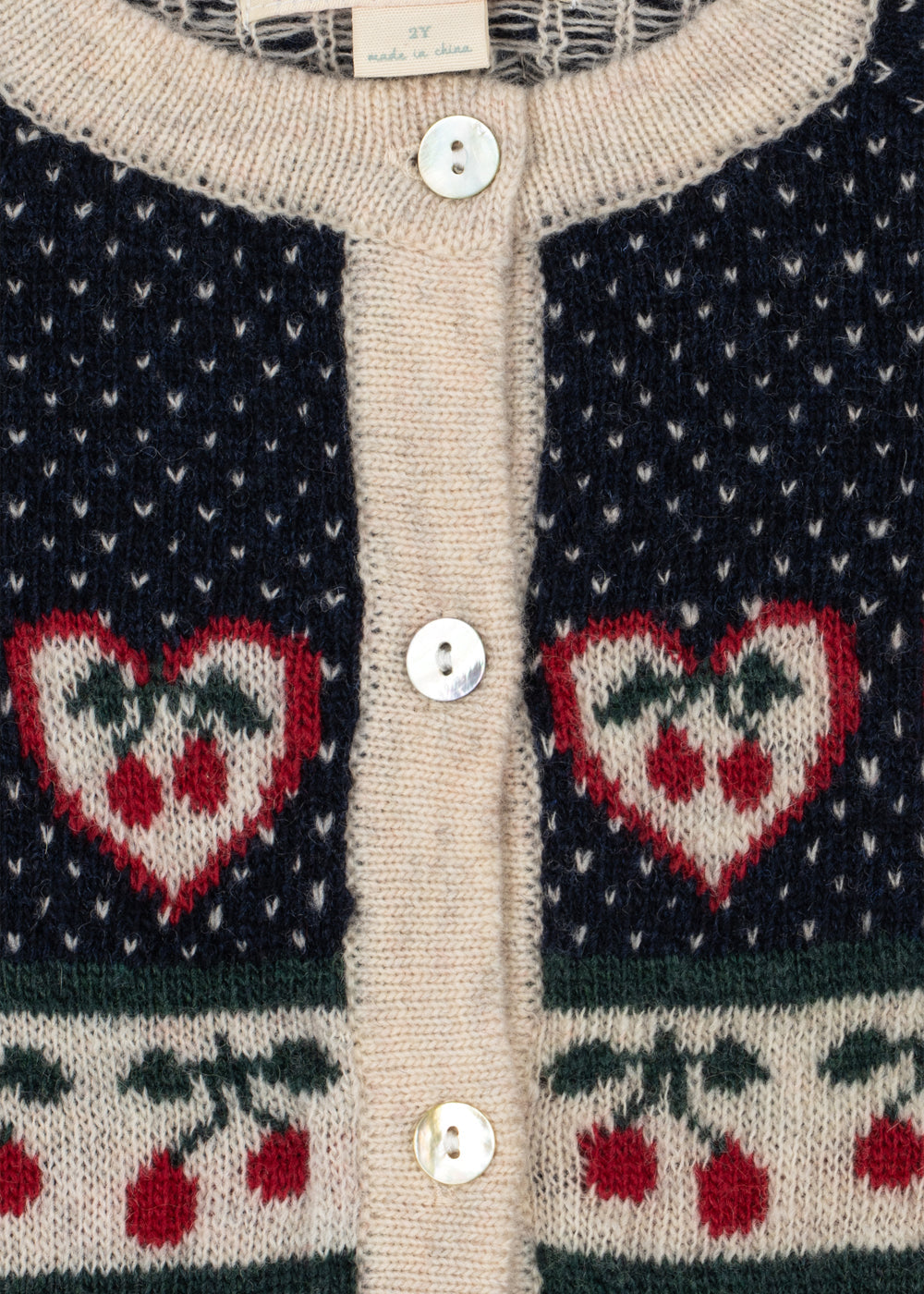 Belou Cardigan - Cherry