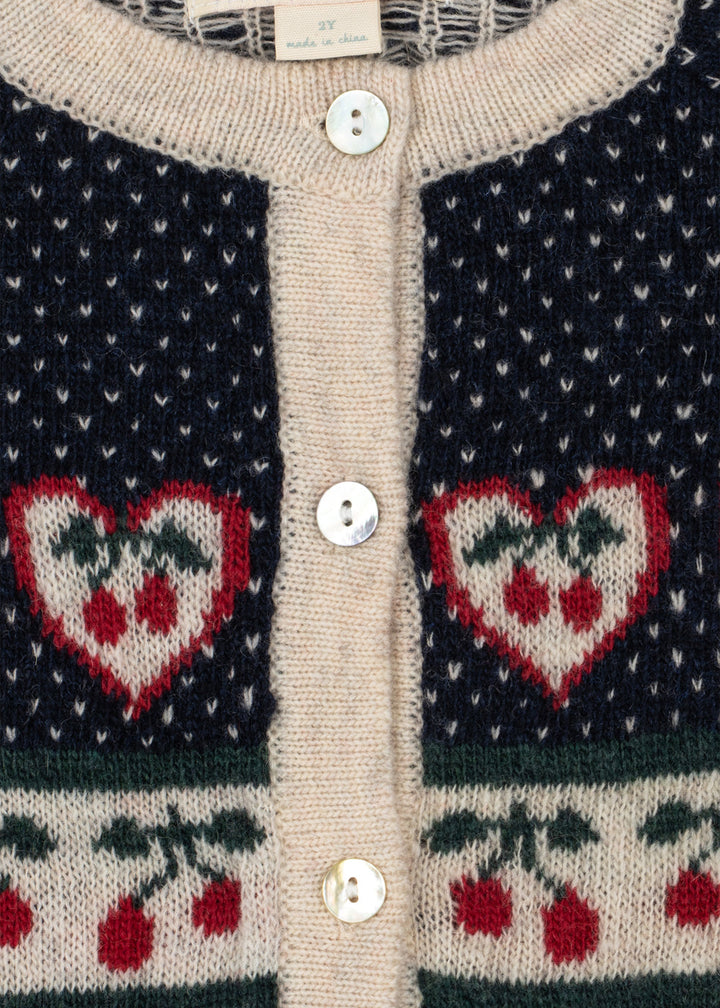 Belou Cardigan - Cherry