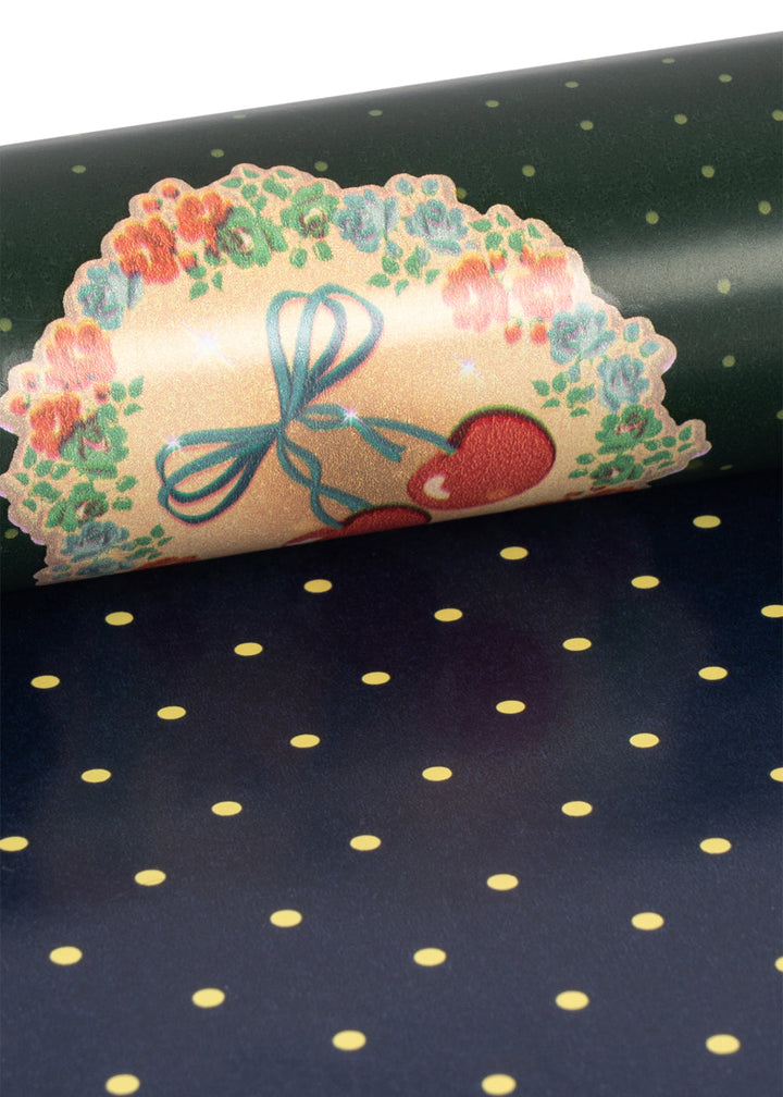 Wrapping Paper - Deer Diary Green