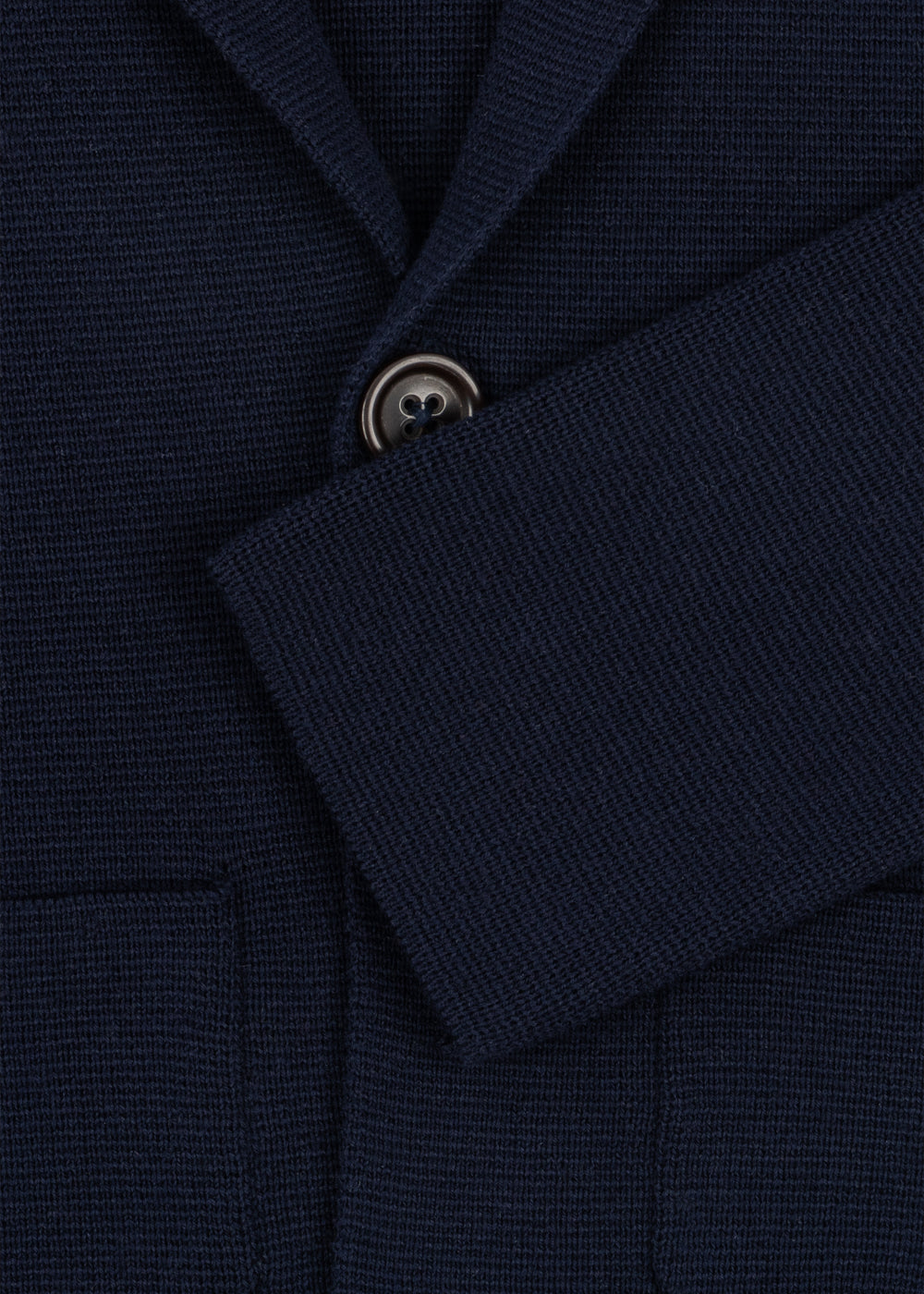Gabriel Knitted Blazer - Dark Navy