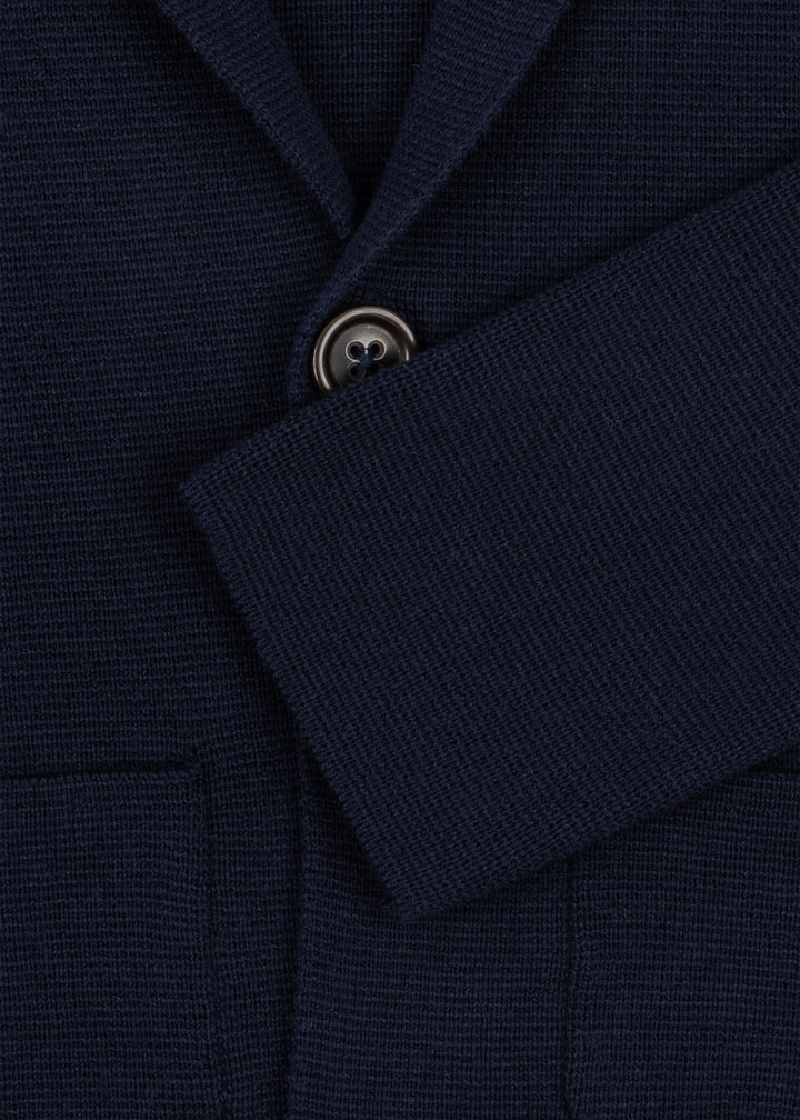 Gabriel Knitted Blazer - Dark Navy
