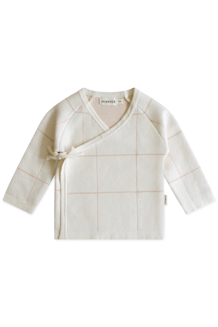 Wrap Cardigan - Beige/Cream Poppedi Cardigan