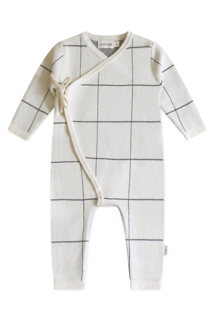 Onepiece Wrap - Navy/Cream Poppedi Onepiece