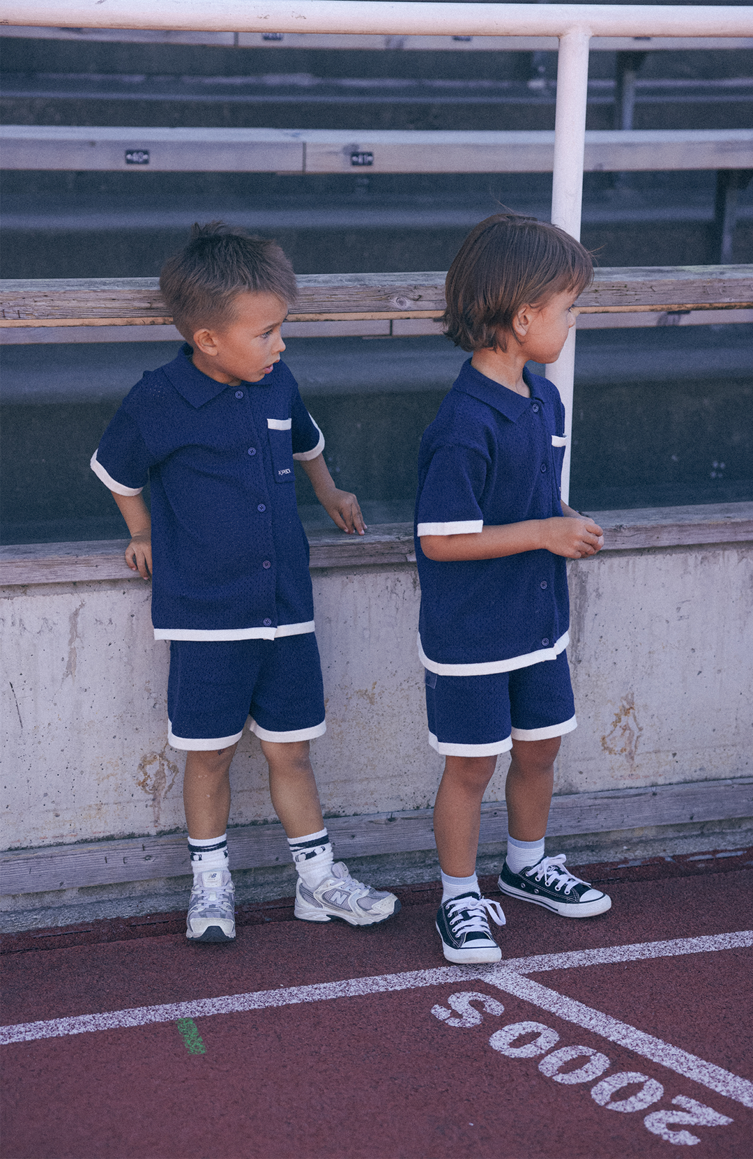 League Collar Shirt - Navy