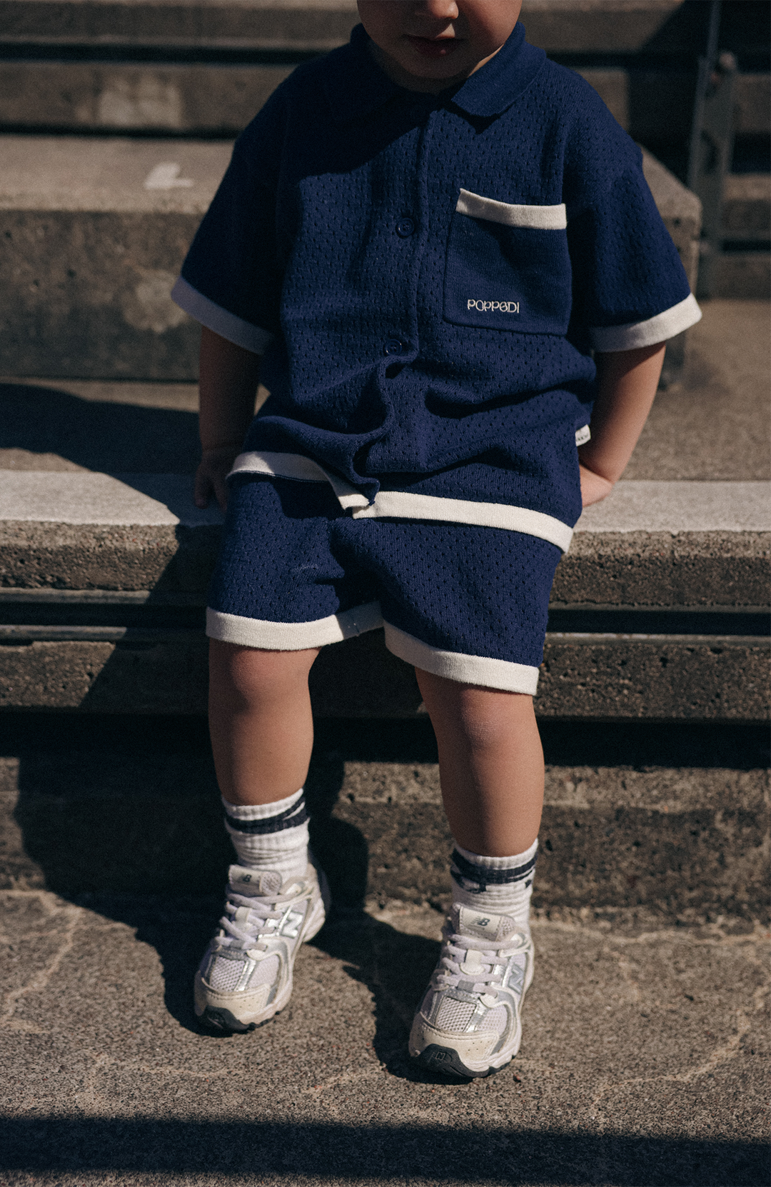 League Collar Shirt - Navy