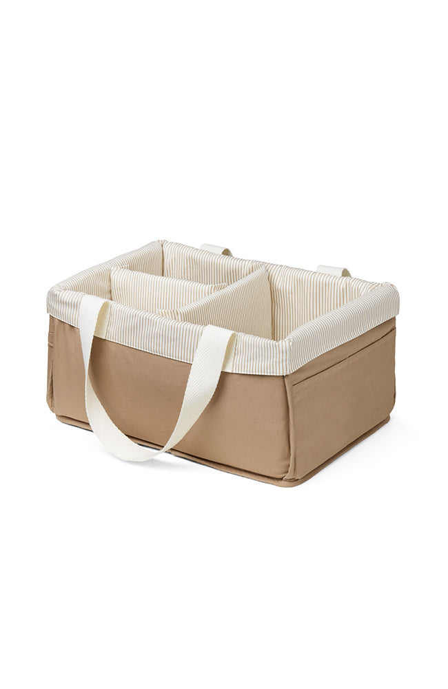 Diaper Caddy - Classic Stripes Camel CamCam Copenhagen Inredning