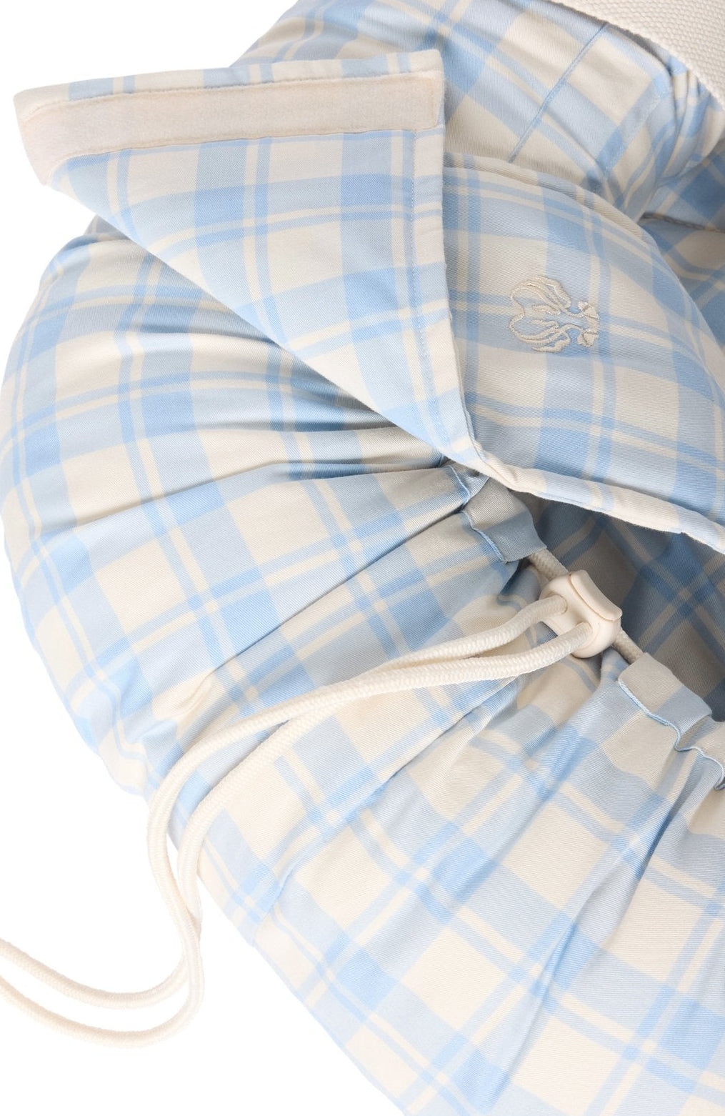 Baby Nest - Plaid Sky Blue
