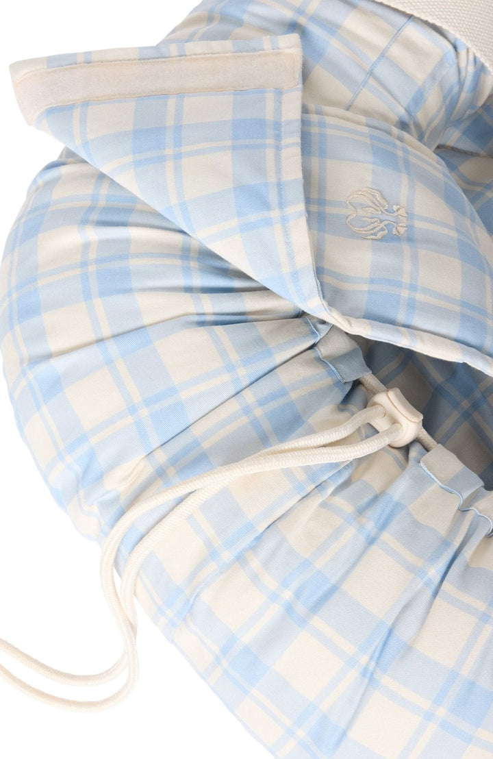 Baby Nest - Plaid Sky Blue