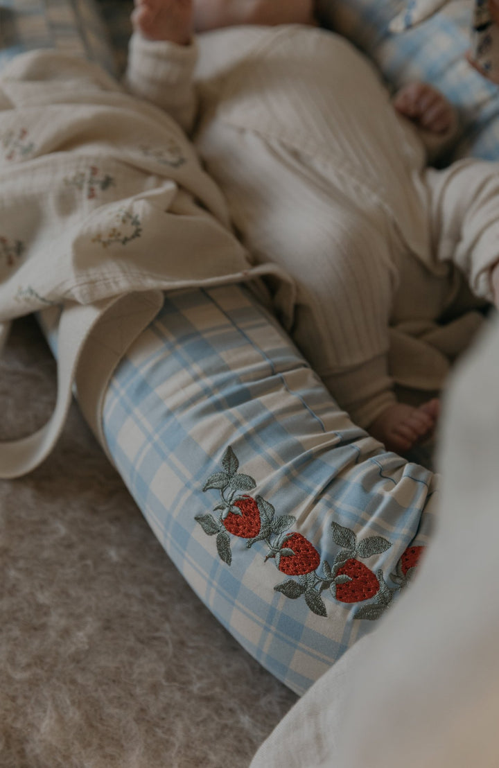 Baby Nest - Plaid Sky Blue