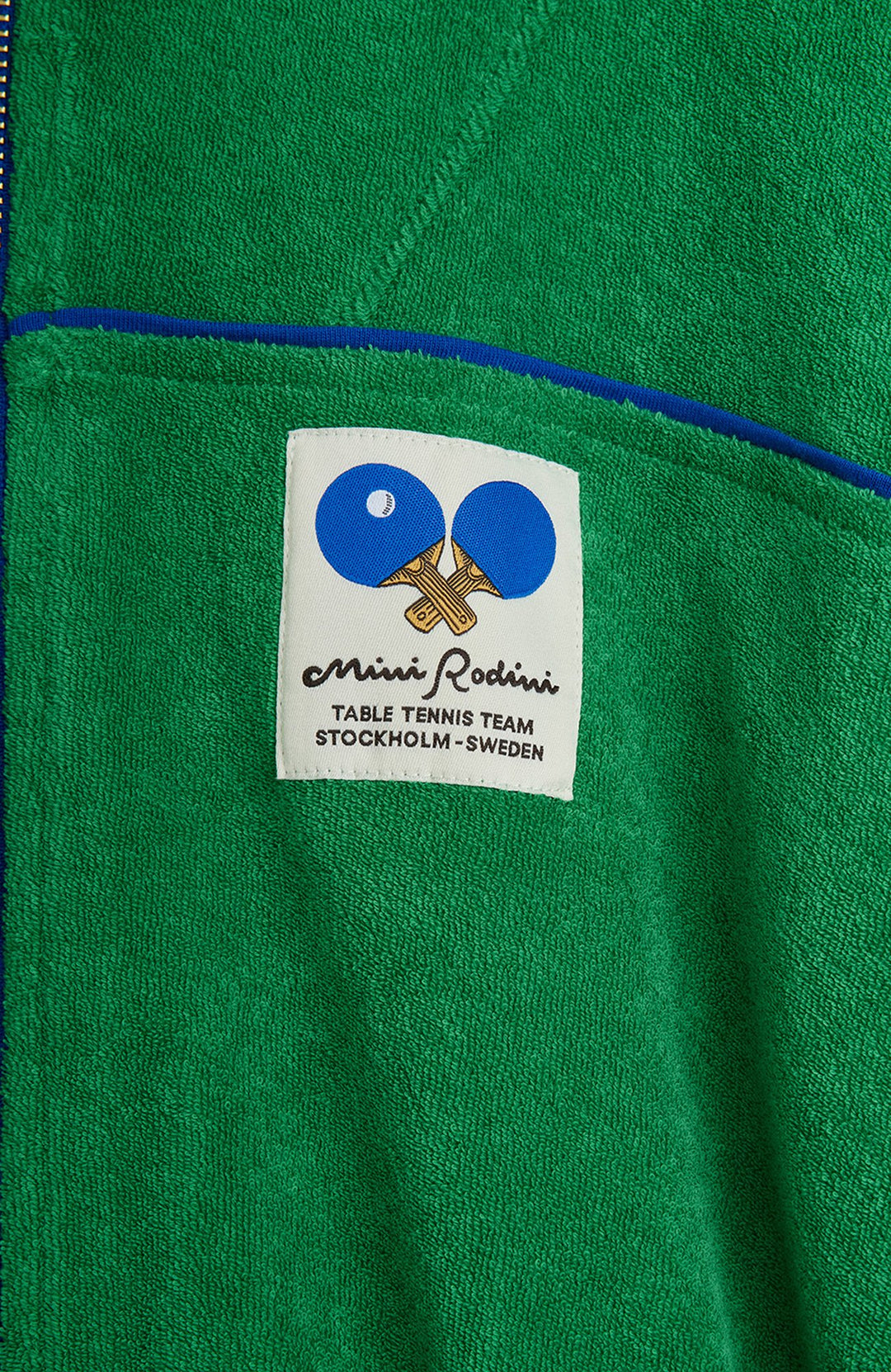 Bordtennis Patch Frotté Cardigan - Grön