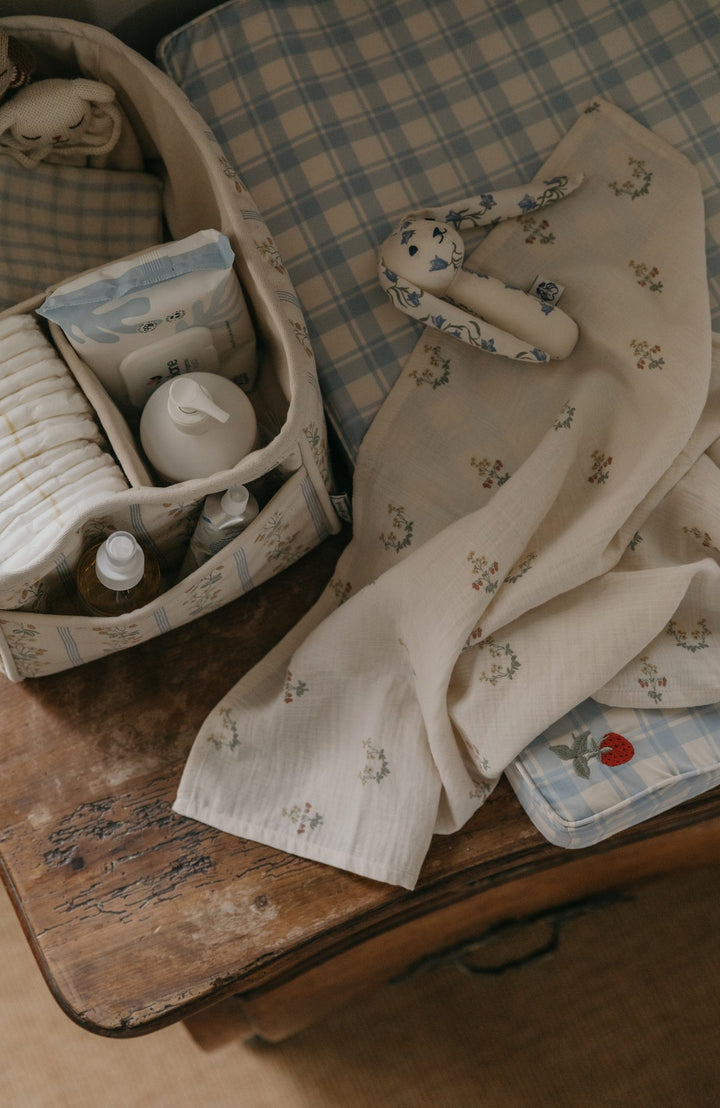 Skötbädd - Plaid Sky Blue