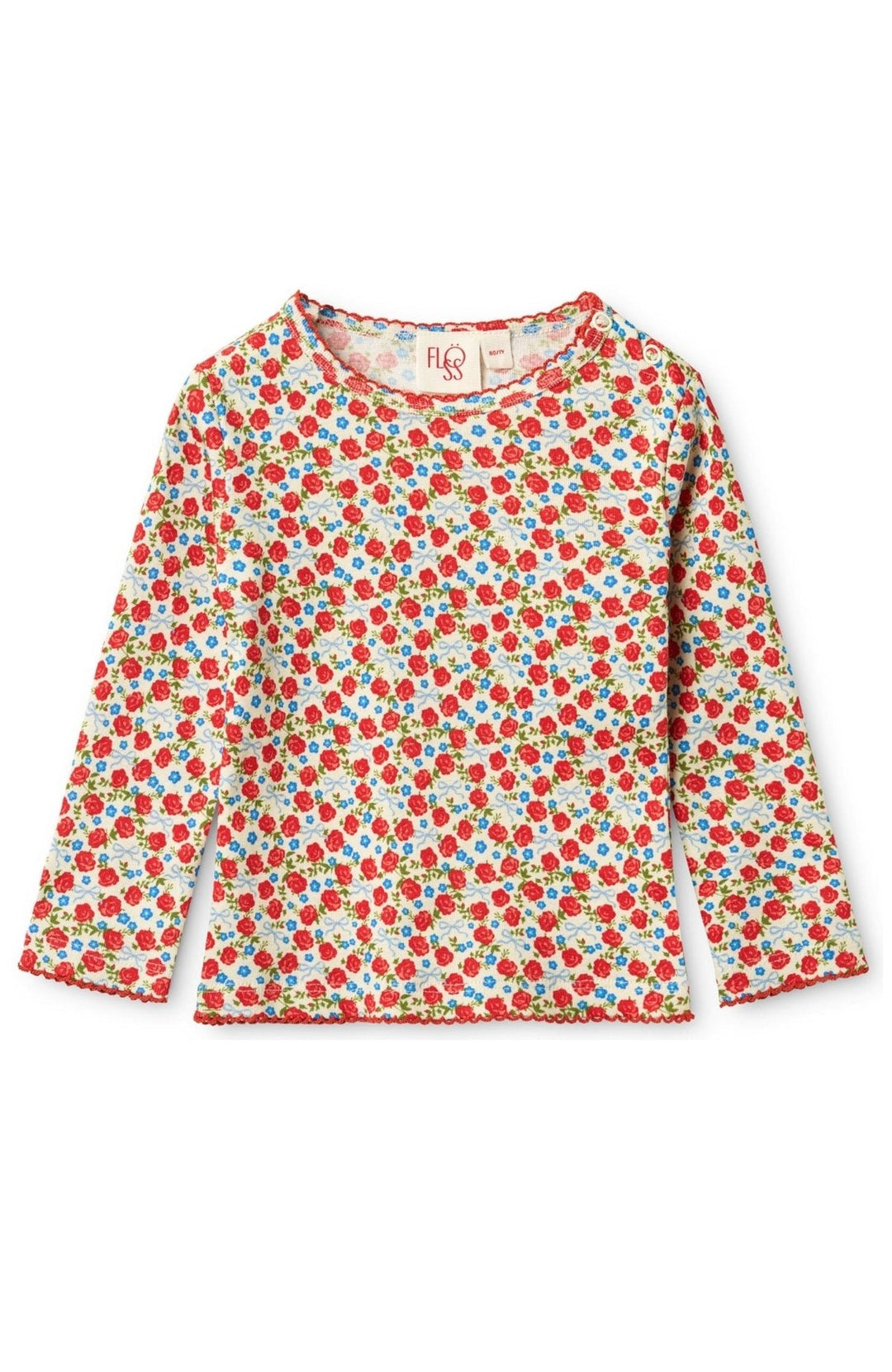 Fresa Blouse - Ditsy Rose Flöss Tröja