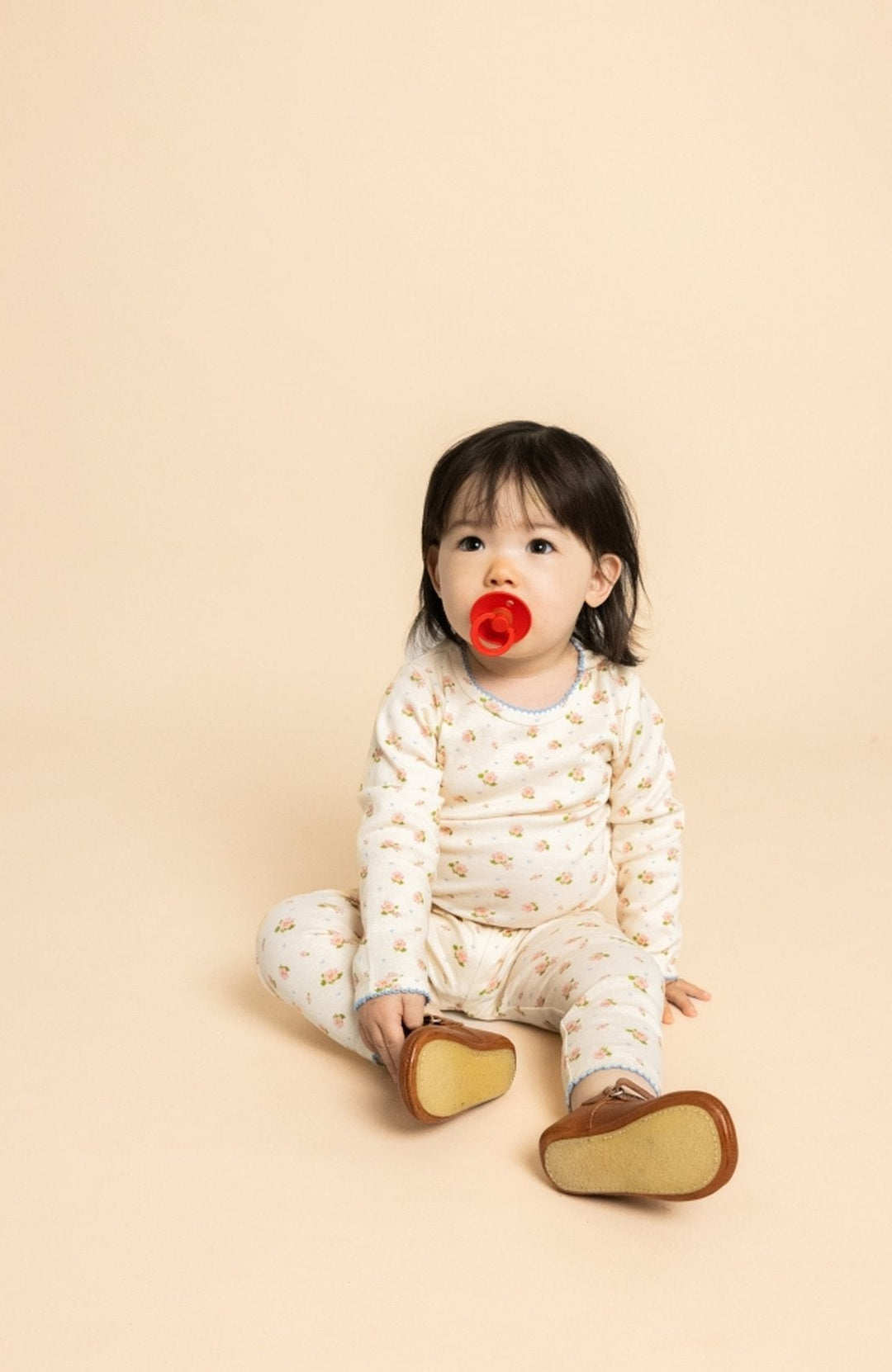 Fresa Leggings - Soft Pink Poppy Flöss Leggings