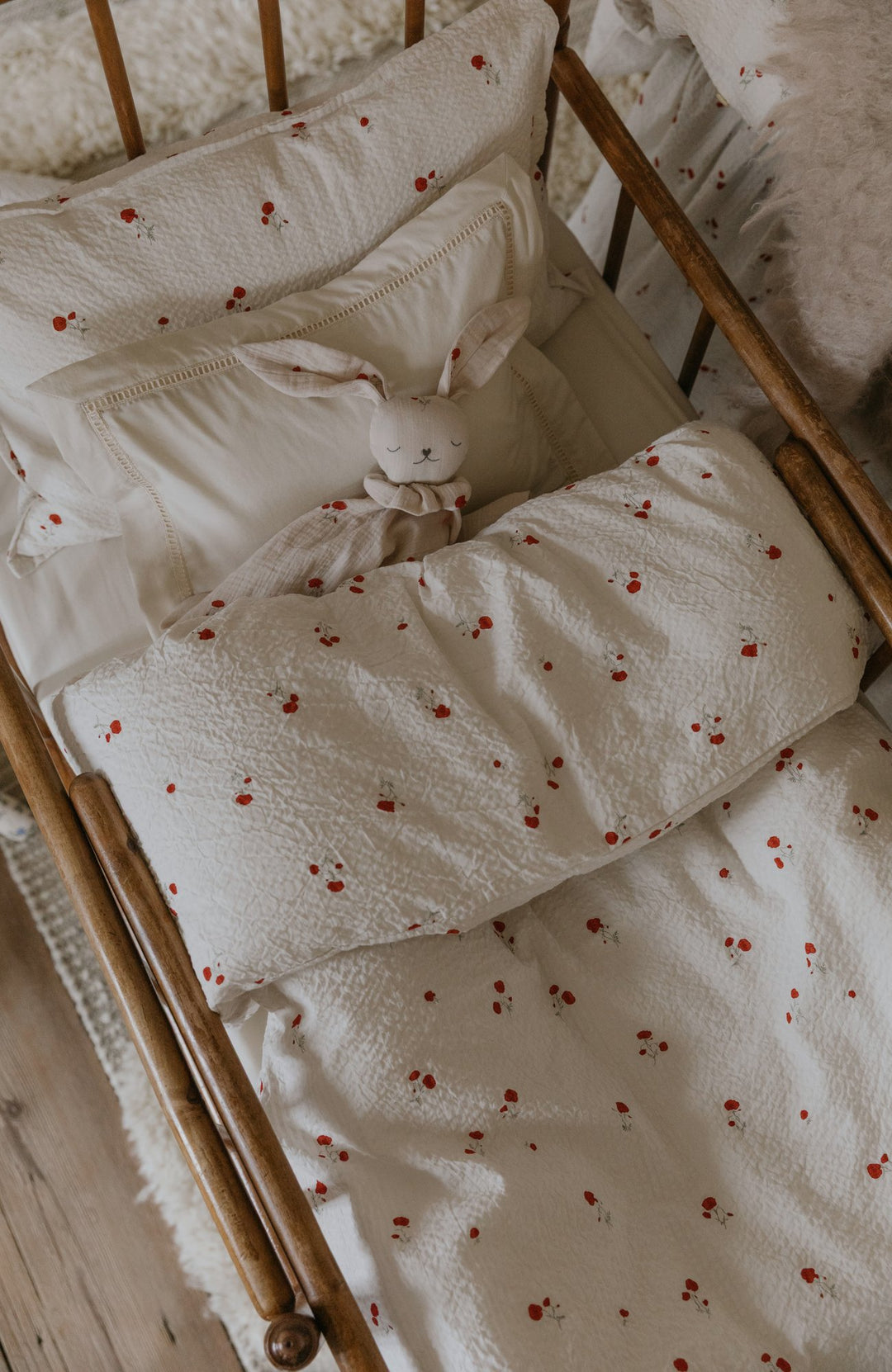 Seersucker Sängkläder Junior - Poppy - detalj 1