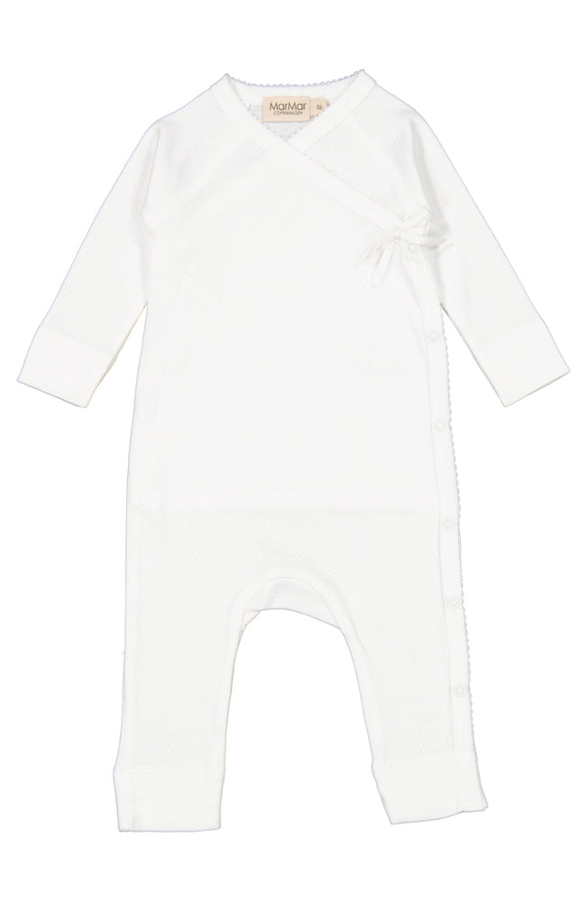 Rula Romper Pointelle - Cloud MarMar Copenhagen Onepiece