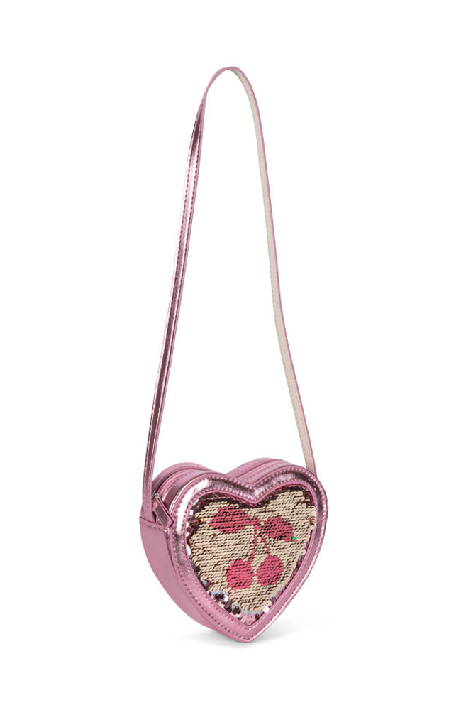 Tut Heart Sequin Bag - Rose