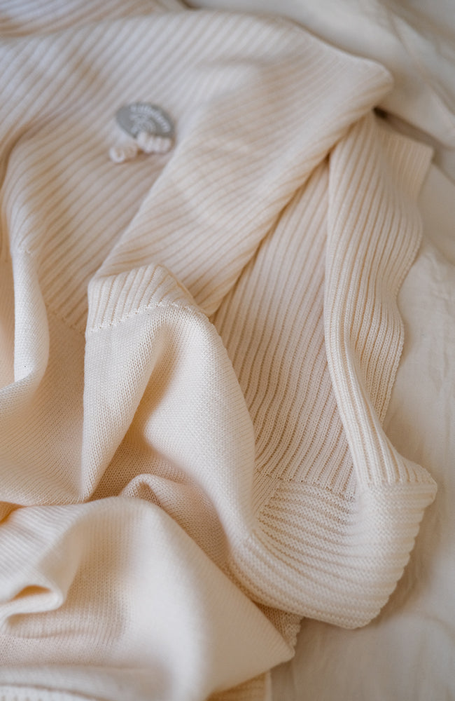 Merino Blanket Baby Natur - Creme