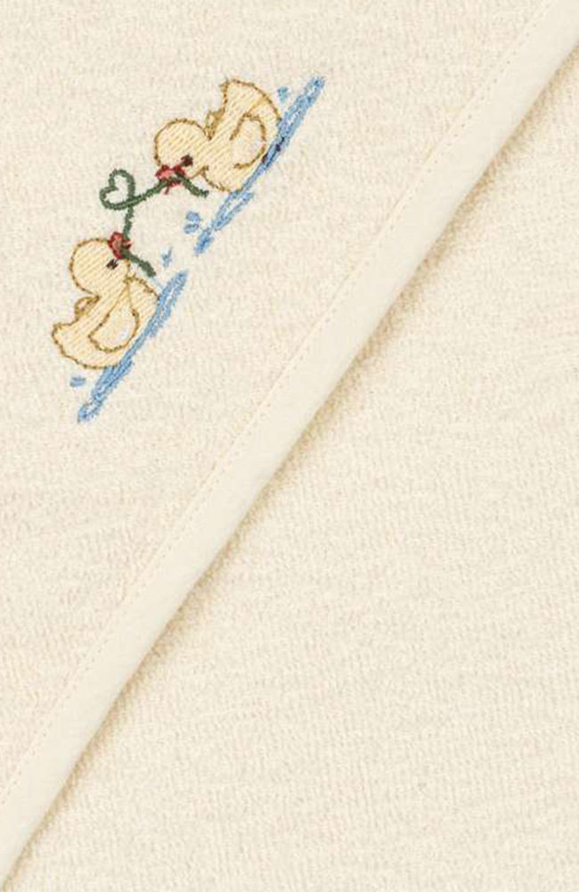 Figo Baby Towel - Antique White