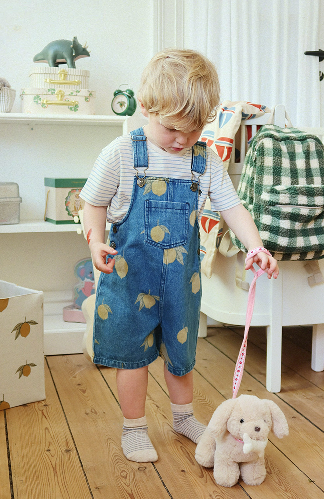 Magot Overalls - Lemon Denim