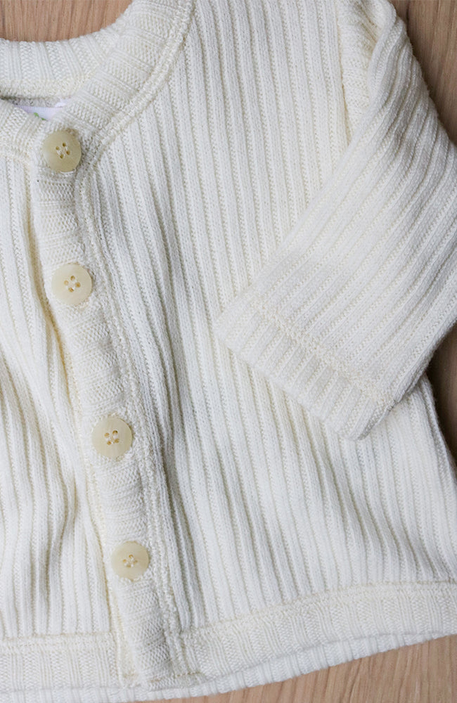 Ull Cardigan - Creme Vit Joha Tröja