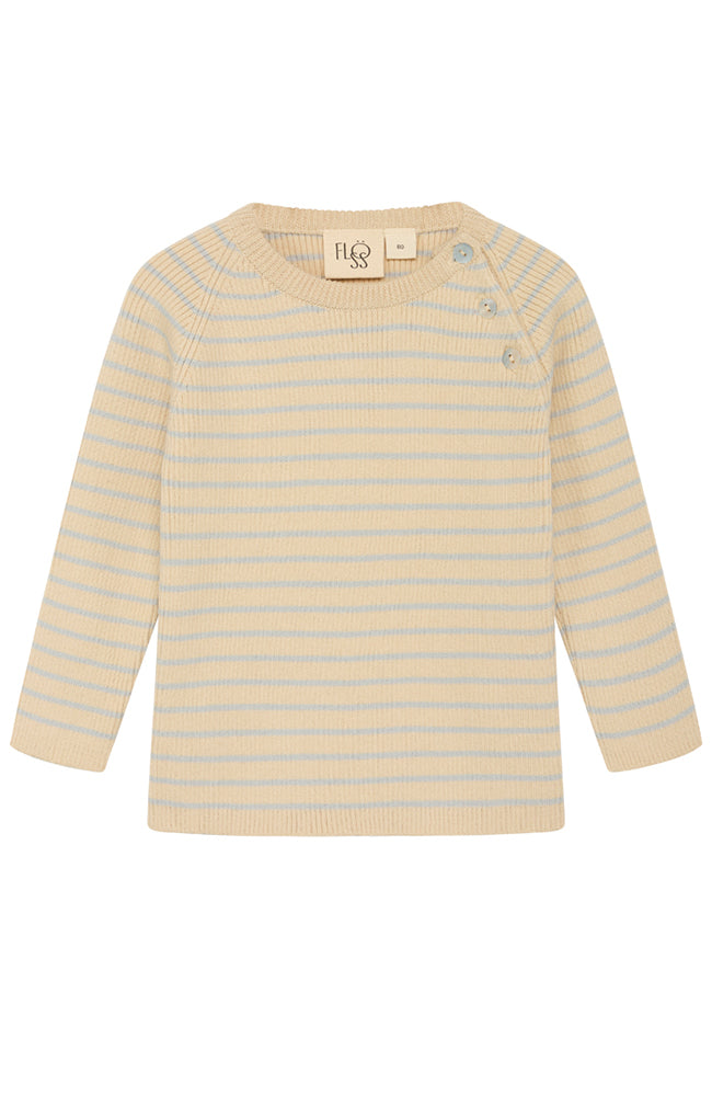 Flye Sweater - Sea salt/Warm cotton