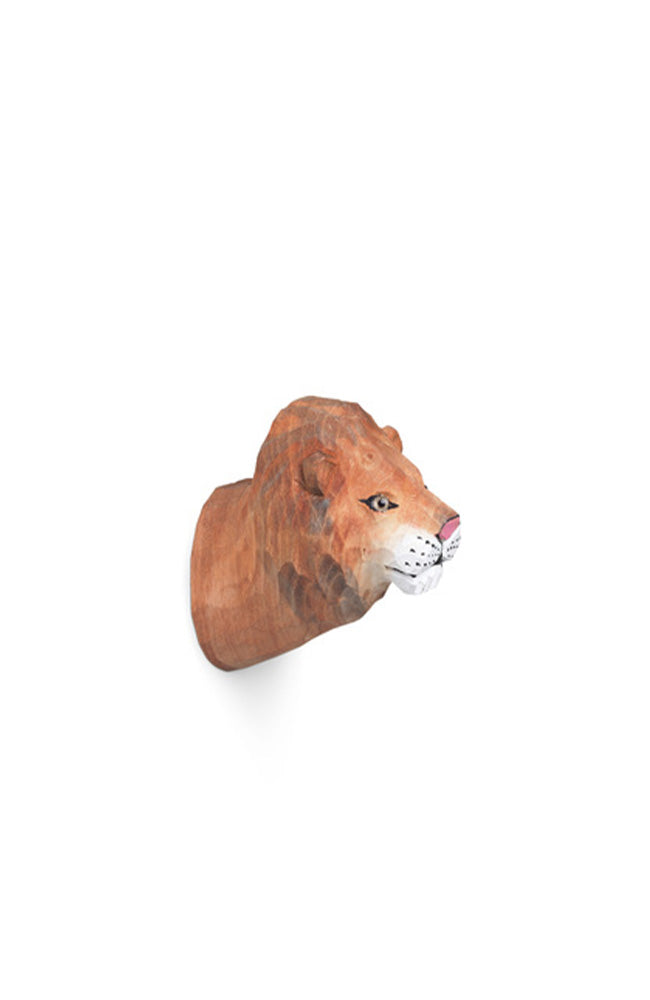 Animal Hand-carved Hook - Lion
