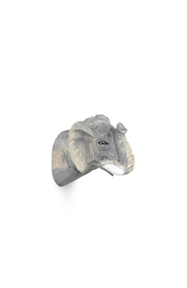Animal Hand-carved Hook - Elephant Ferm Living Inredning