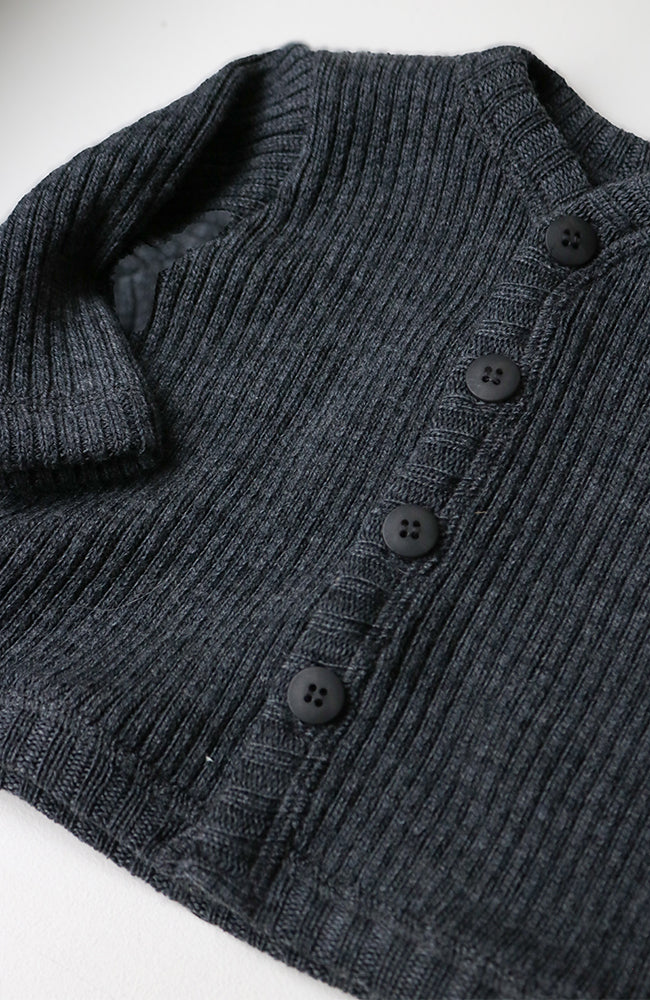 Ull Cardigan - Grey Melange Joha Tröja