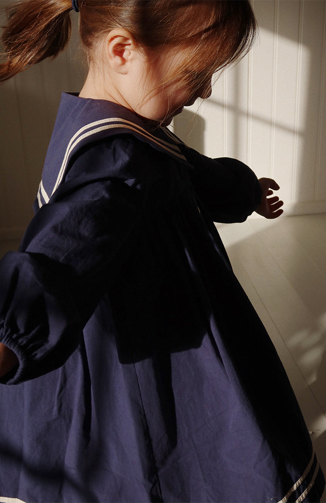 Sailor Dress - Navy Blazer