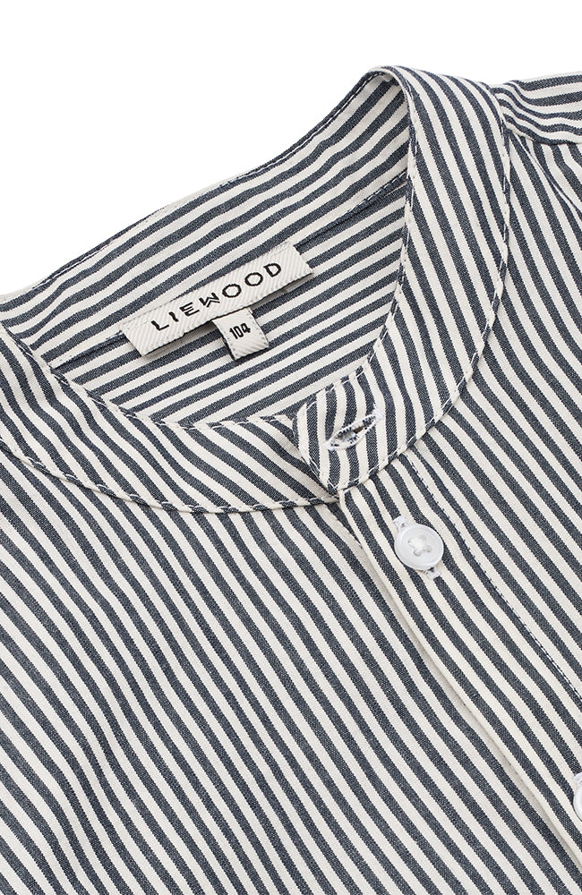 Austin Shirt - Stripe Classic navy / Creme de la creme Liewood Skjorta