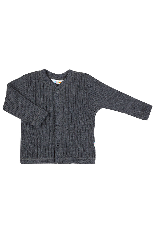 Ull Cardigan - Grey Melange Joha Tröja