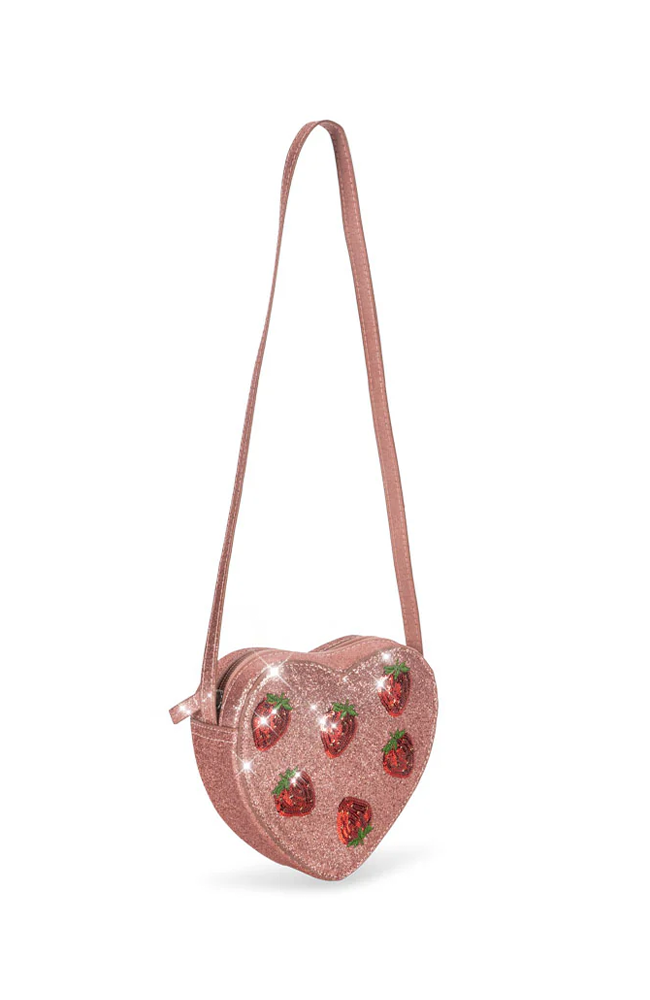 Tut Heart Sequin Bag - Rose