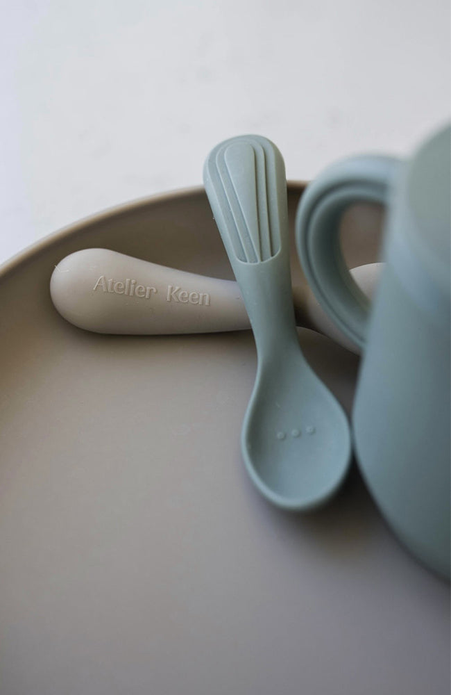 Spoons 2pack - Greige/Blue Clay