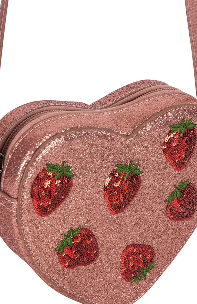 Tut Heart Sequin Bag - Rose