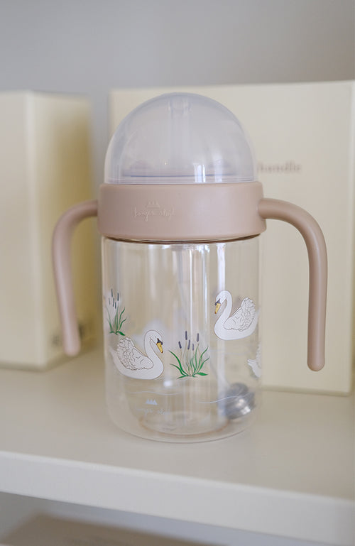 Baby Bottle With Handle - Swan