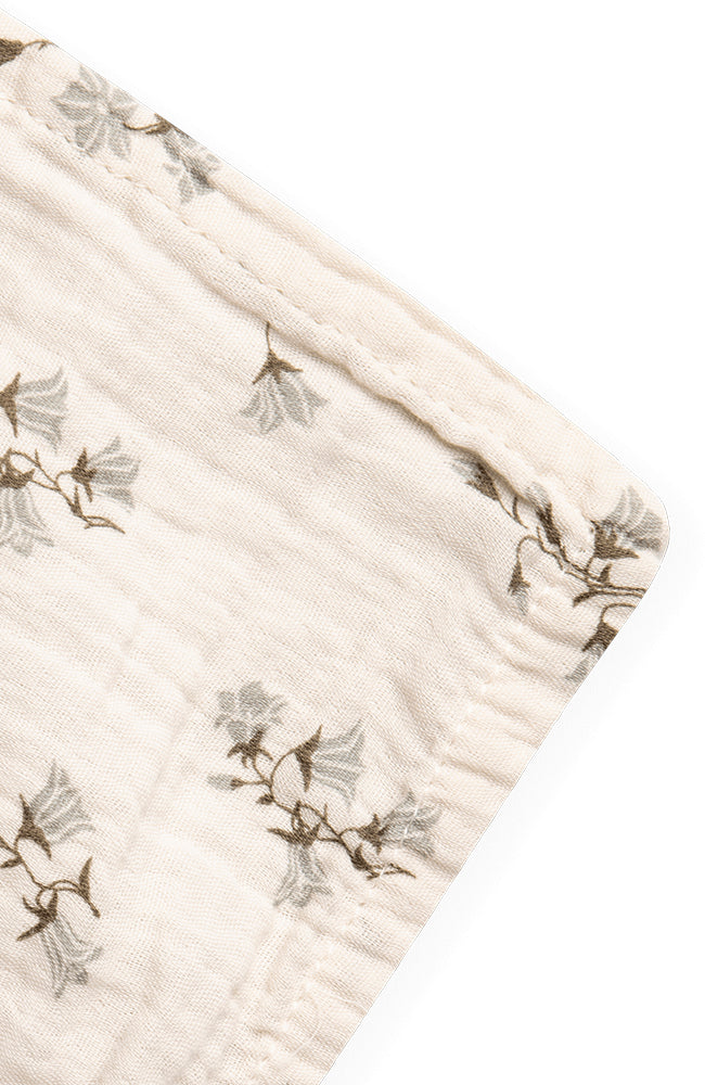 Muslin Swaddle Blanket - Bluebell