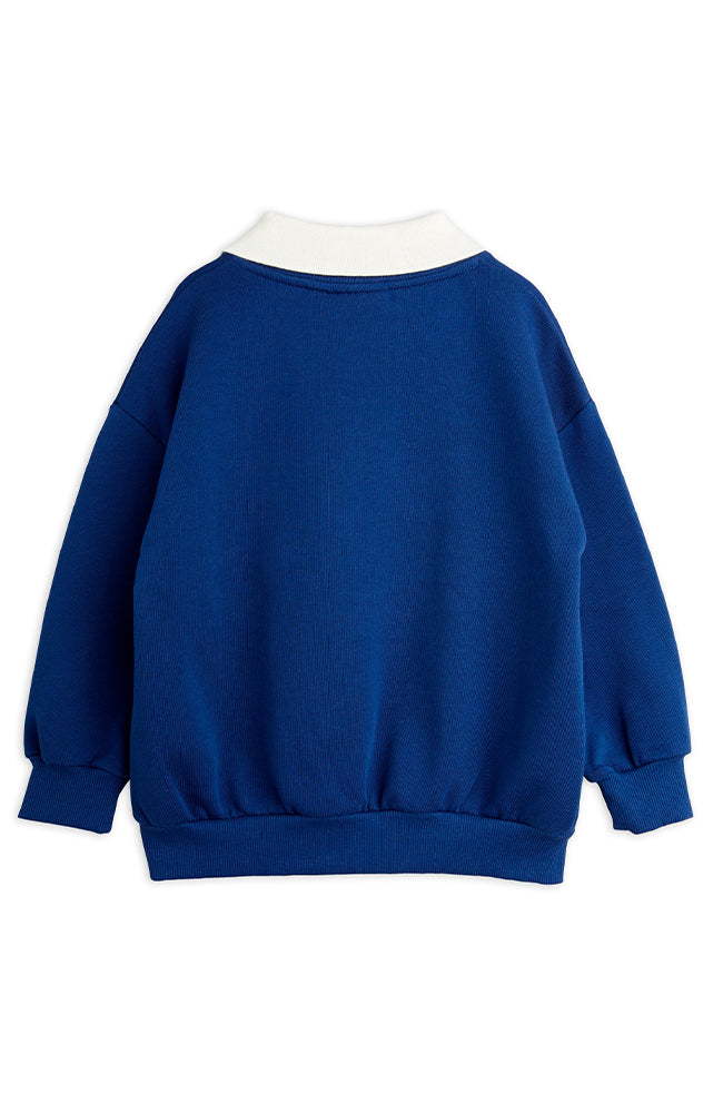 Society Collar Sweatshirt - Blue