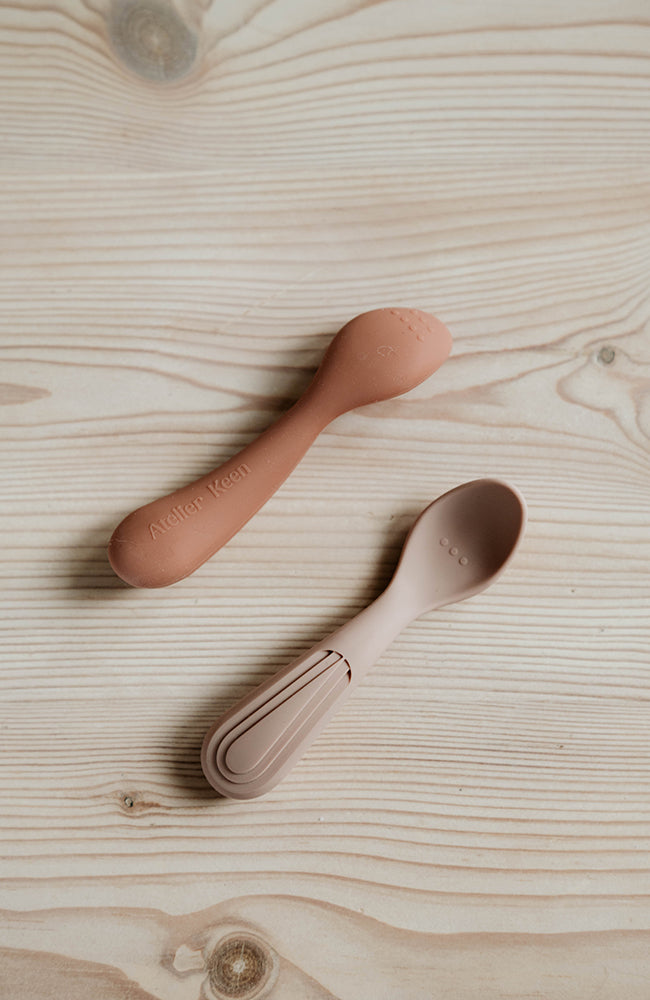 Spoons 2pack - Nude/Cinnamon