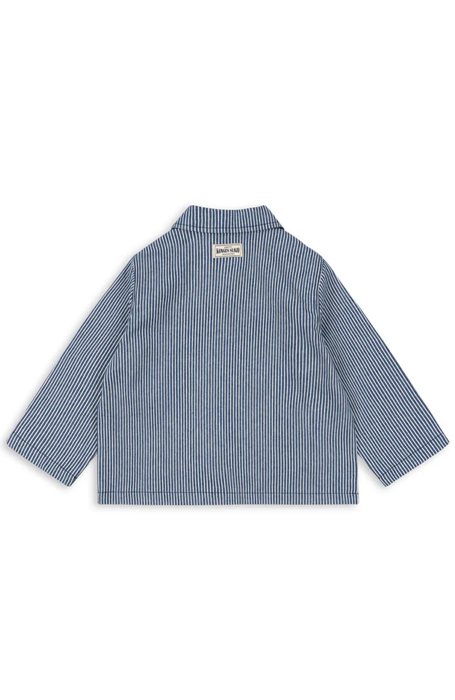 Luc Shirt Jacket - Blue Stripe