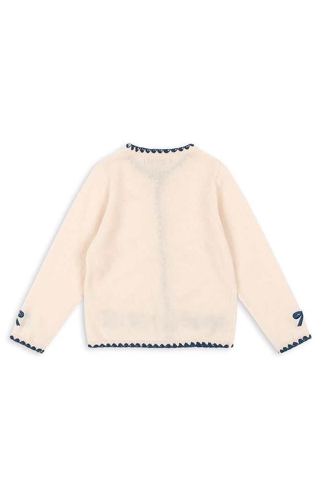 Collette Knit Cardigan - Off White Konges Slöjd Tröja