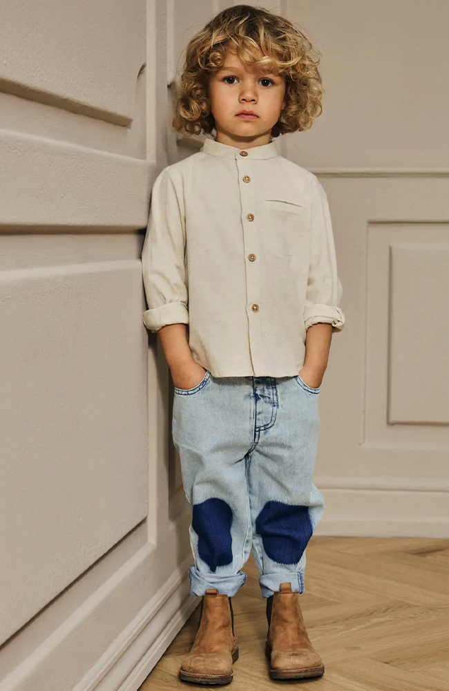 Otto LS Shirt - Turtledove Lil' Atelier Skjorta