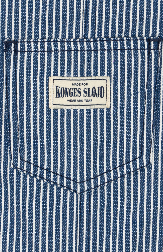 Luc Overalls - Blue Stripe